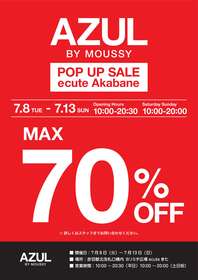 AZUL BY MOUSSY　POP UP SHOP